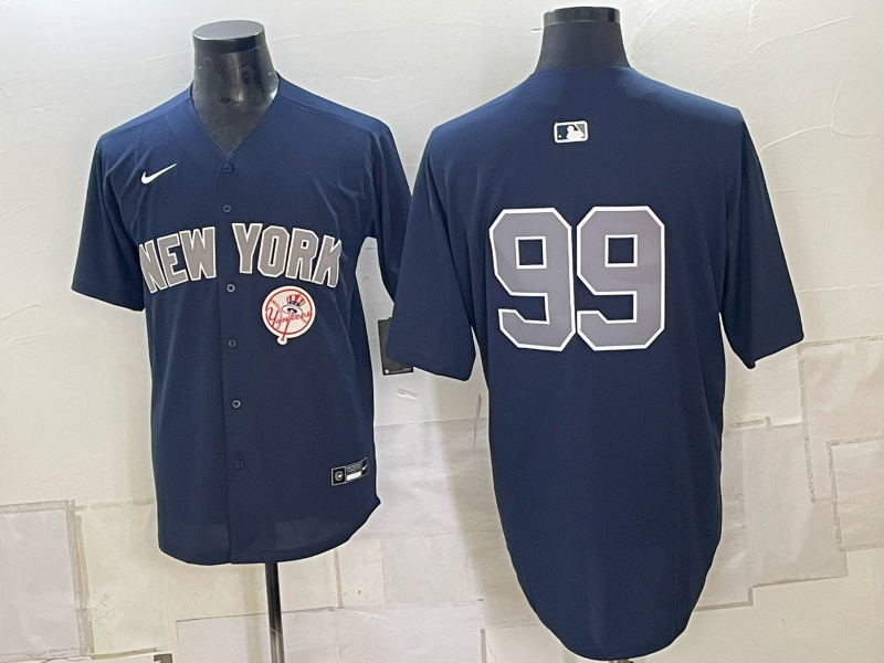 Men 2026 New York Yankees #99 Judge blue Nike MLB Jersey 09180010